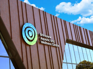 Brimbank Lifestyle and Aquatic Centre, UniCote LUX Weathered Iron insulated panels