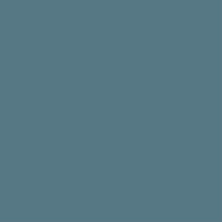 Sky Blue: A Chalky Blue Unicote steel swatch. HEX colour code: #567685